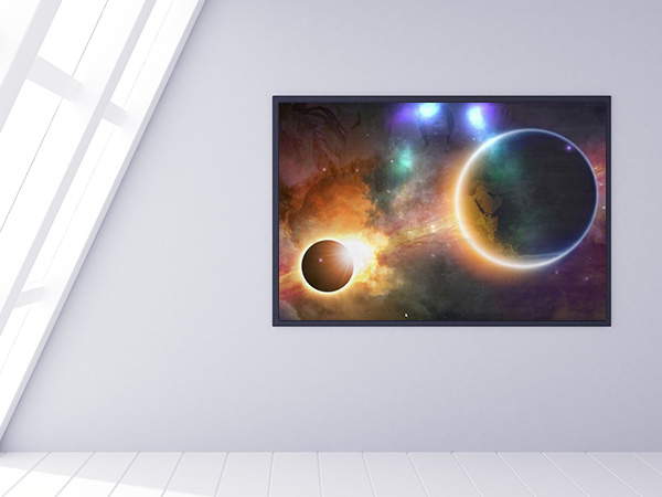 画のように空間にマッチします