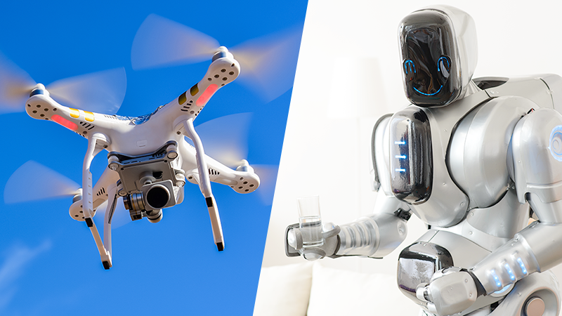 ドローンなど自律ロボットが自律走行する際の衝突回避など